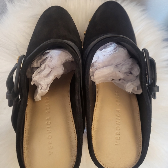 Veronica Beard Dacey Suede Clog - Picture 4 of 8